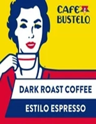 CAFE BUSTELO - Espresso Style Dark Roast Ground Coffee.